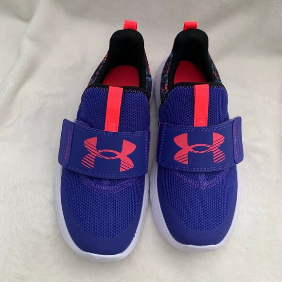 NEW Under Armour GPS Flash GLTR athletic laceless slip on sneakers - Picture 4 of 9